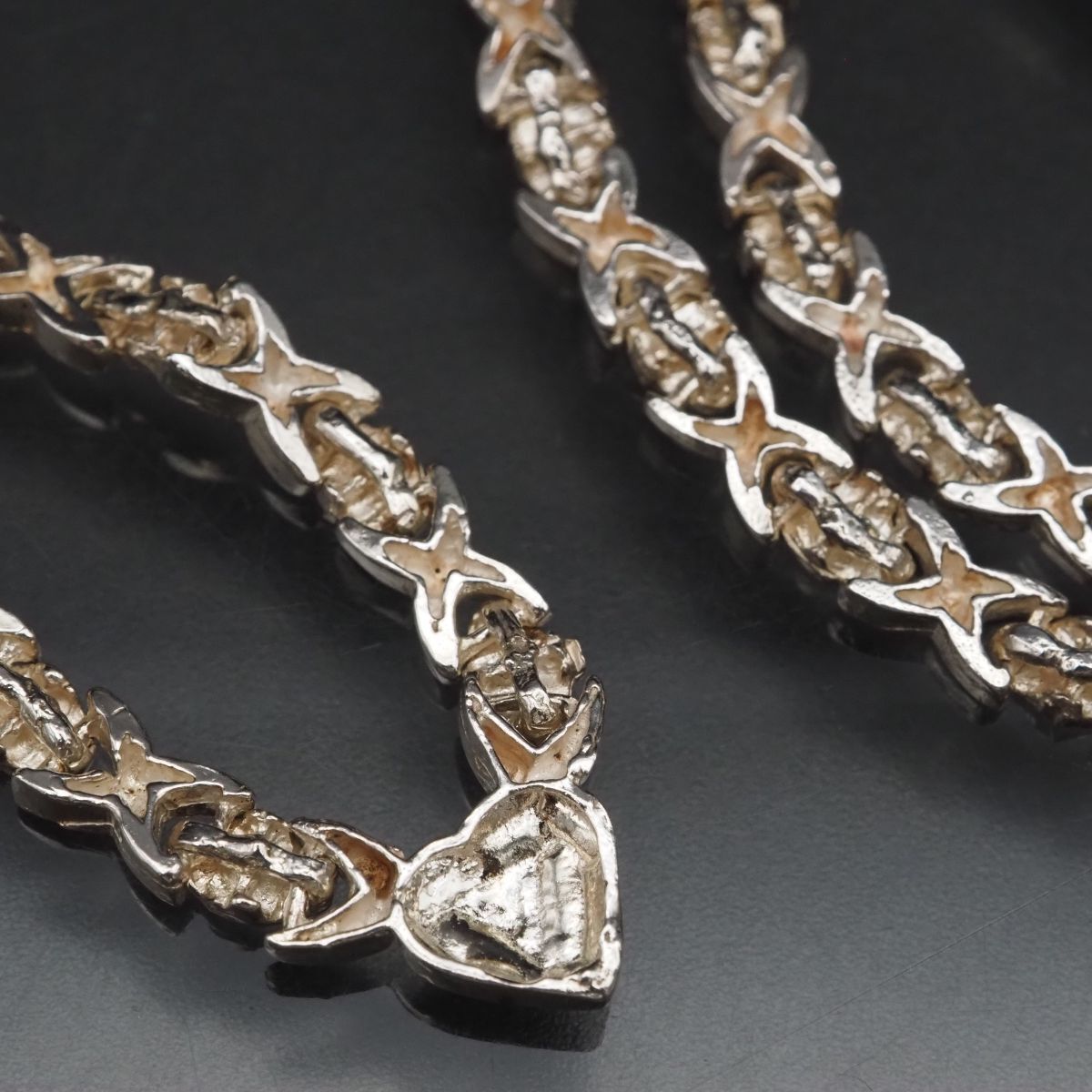 F653 ヴィンテージ 925刻印 ネックレス ブレスレット セット