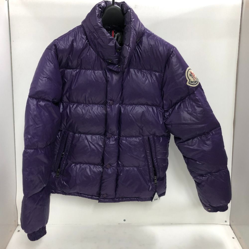 美品 モンクレール エベレスト パープル ダウン サイズ2 デカロゴ 美品 モンクレール エベレスト パープル ダウン サイズ2 デカロゴ