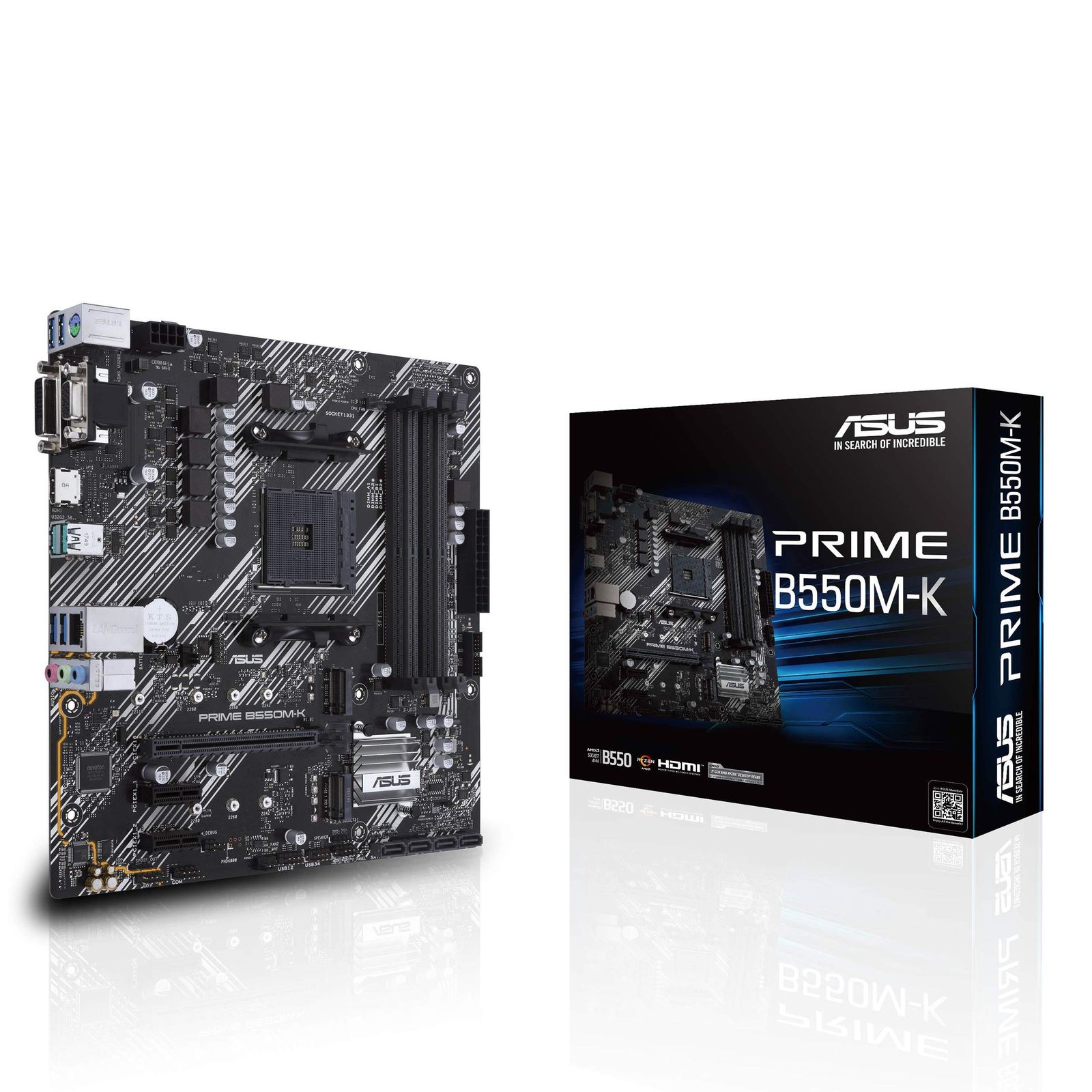 ASUS AMD B550 搭載 AM4 対応 マザーボード PRIME B550M-K 【MicroATX】 [単品]
