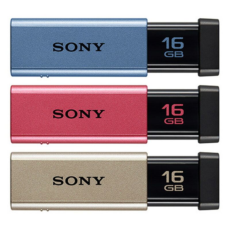 メーカー SONY ソニー USBメモリ ポケットビット ミックスパック 16GB USM16GT 3C 3本セット