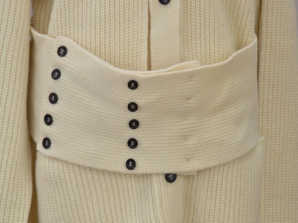 タン TAN ニットカーディガン ウール TN19AW007 Fサイズ ホワイト RAW WHITE レディース F-L6661 タン TAN ニットカーディガン ウール TN19AW007 Fサイズ