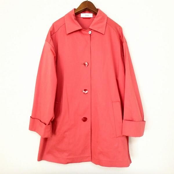 anc ヘルノ Herno コート 44 ピンク系 大きいサイズ レディース