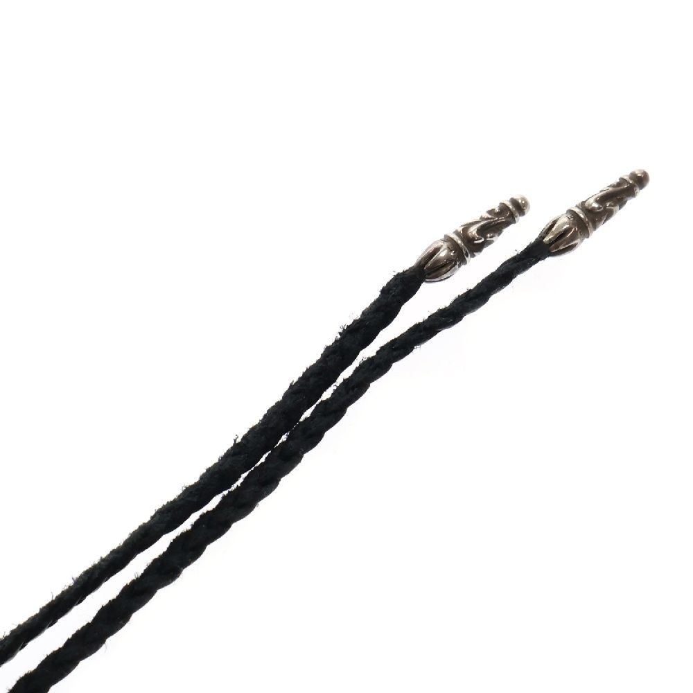 クロムハーツフォティ ハリスティータペンダント シルバーネックレスレザーブレード CHROME HEARTS クロムハーツ フォティ ハリスティータ ネックレス