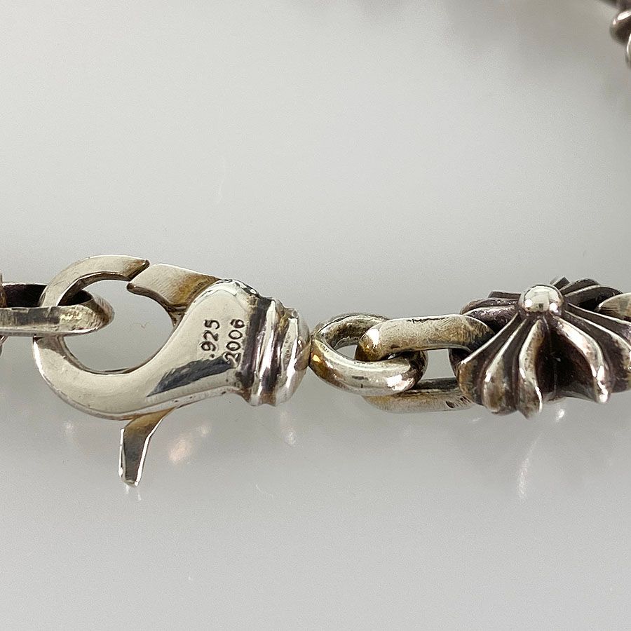 値下げ Chrome CH 925シルバー ブレスレット クロムハーツ PAPER CHAIN ブランドオフ CHROME HEARTS シルバー