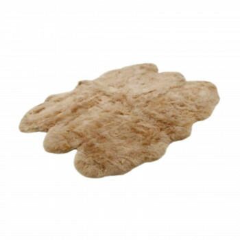 ムートンフリース 長毛タイプ 約140×180cm ベージュ MG00514BE