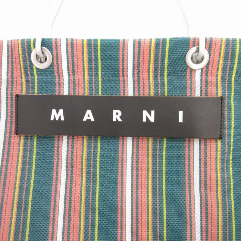 マルニ MARNI フラワーカフェ メッシュトートバッグ