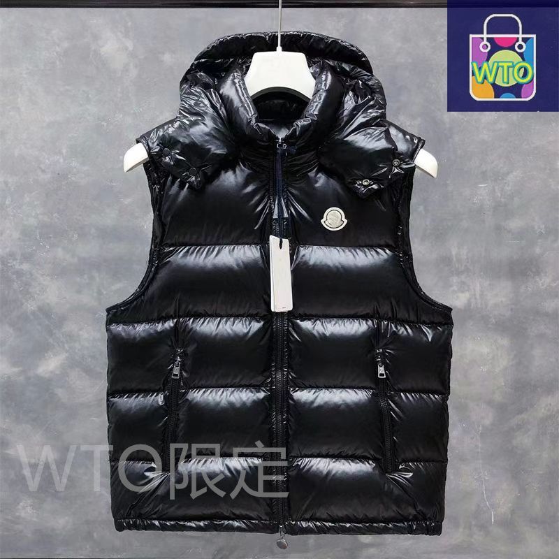 MONCLER ブラック ダウンベスト 新品未使用】MONCLER （モンクレール） ダウンベスト｜WTO通販