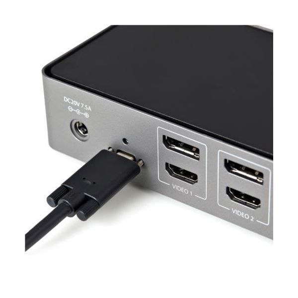  StarTech.com ドッキングステーション 1台 拡張カード PCパーツ