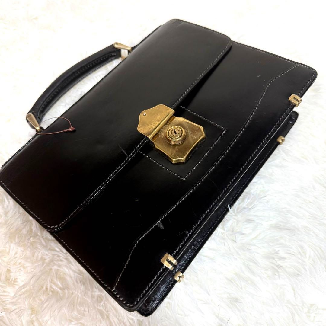 アクアスキュータム マルエム 2way ビジネスバッグ ブリーフケース レザー 極美品✨ アクアスキュータム ダレスバッグ ブリーフケース
