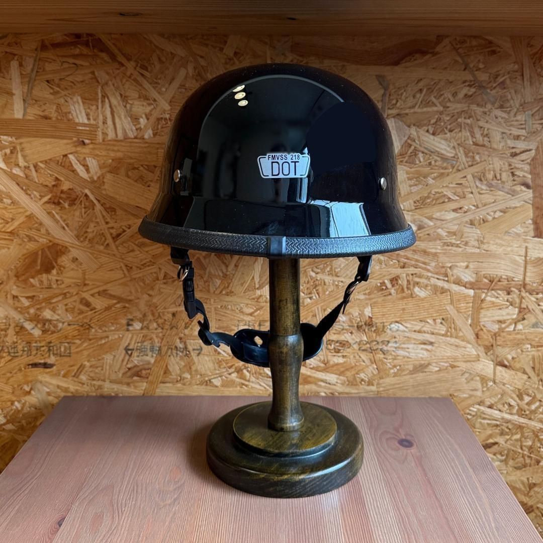 ナチヘル　メッキ付き　ジャーマンヘルメット　検BELL TT&Co スペースヘル ナチヘル ブラック ジャーマンヘルメット XL 検ハーレー TT&coの
