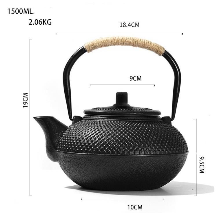 南部鉄器鉄瓶直火0.6-1.2Lてまり貧血予防白湯