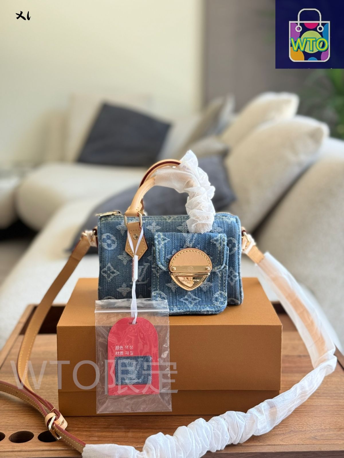 可愛いサイズ♡【LouisVuitton】ナノスピーディ デニム♪ 今日特価】Louis Vuitton ルイヴィトン ナノスピーディ デニム