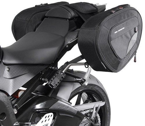 SW-MOTECH / SWモテック BLAZE H （ブレイズH） サドルバッグセット  ブラック/グレー BMW S 1000 RR (12-14) /S 1000 R (14-) | BC.HTA.07.740.10301/B