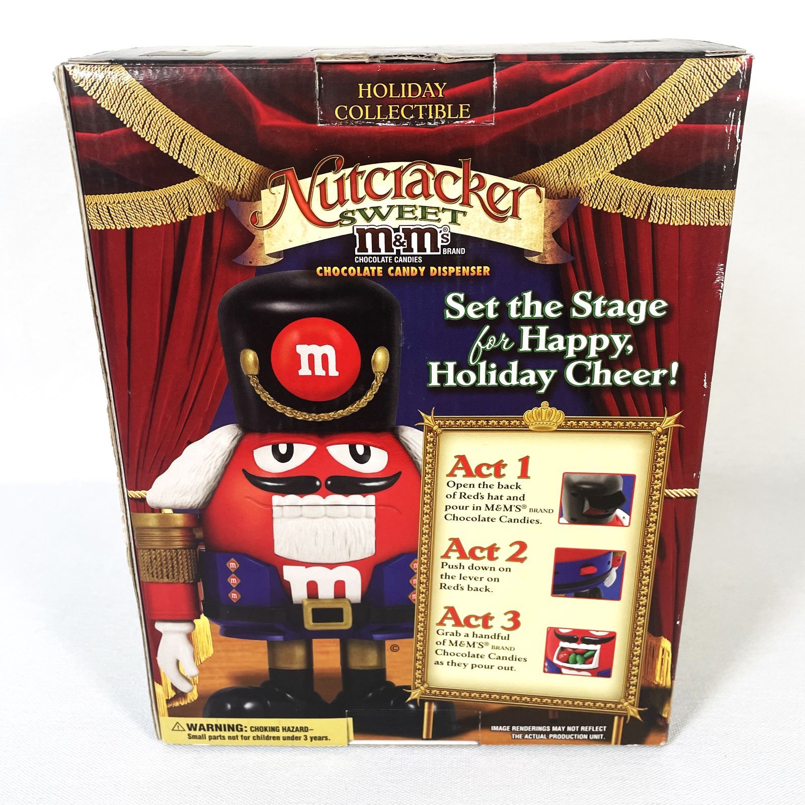 M&M Nutcracker Candy Dispenser w/ Box エムアンドエムズ くるみ割り