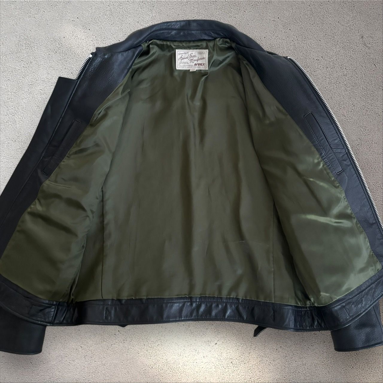 希少　AVIREX　2XL　アヴィレックス　メンズ　レザージャケット　革ジャン 希少 AVIREX 2XL アヴィレックス メンズ レザージャケット 革ジャン