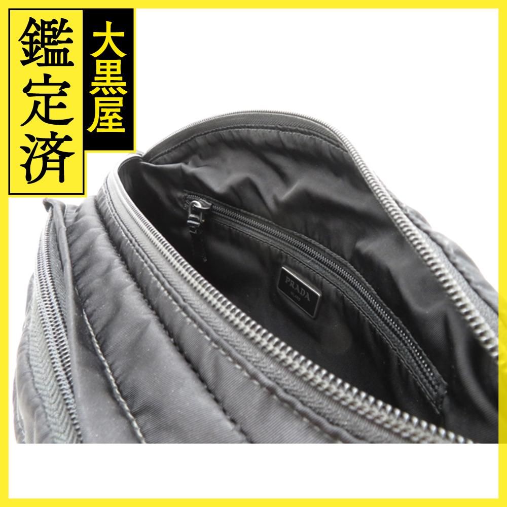 PRADA プラダ/プラダレザーボディバッグ/ブラック/2VL010/56