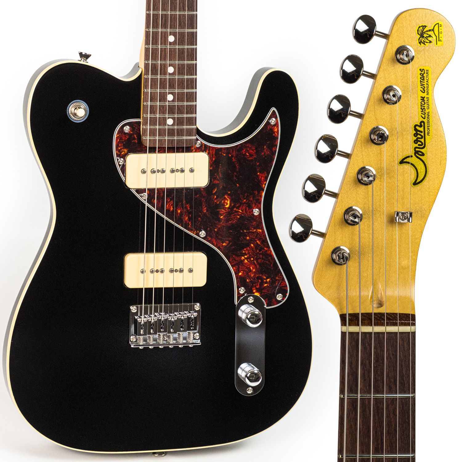 Moon Guitars REGGAE MASTER RM-DXII BK/R CR ムーン レゲェ