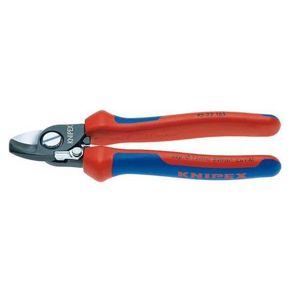 KNIPEX クニペックス 9522-165 ケーブルカッター バネ付