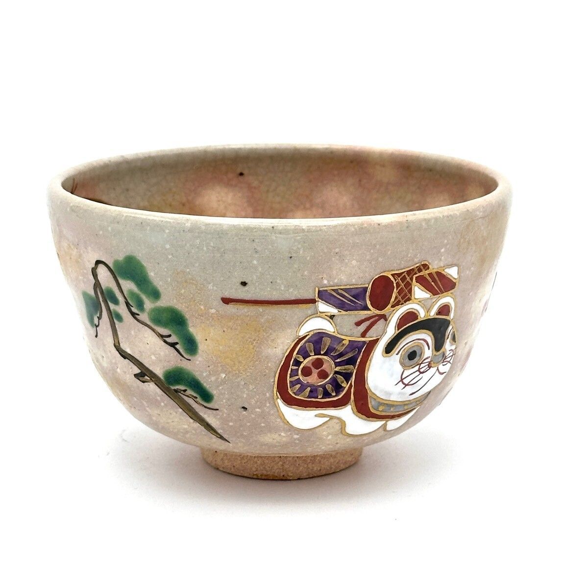 京焼　干支絵馬亥　抹茶茶碗　【新品未使用】 八木海峰作 京焼 手描き抹茶茶碗（干支戌） - メルカリ