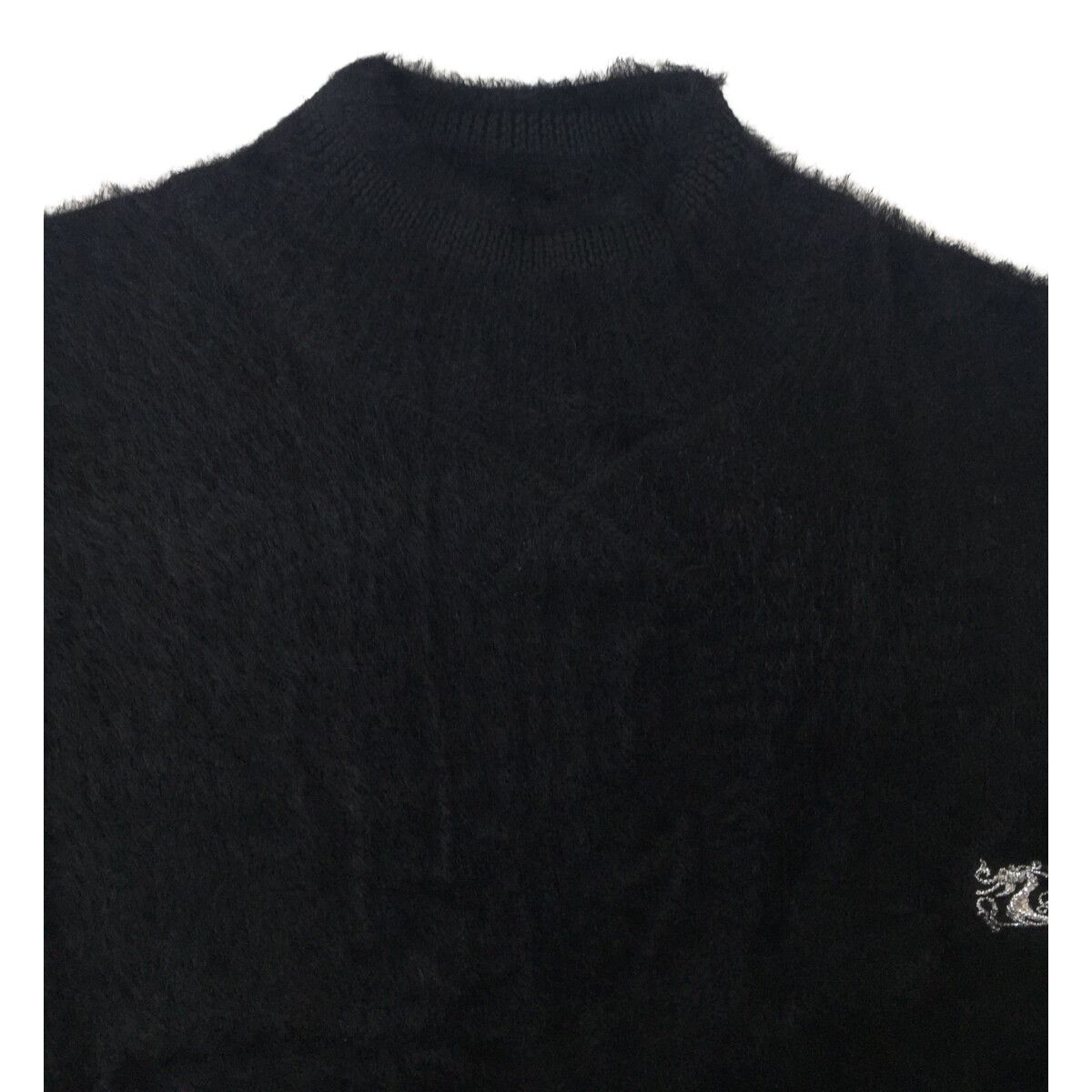 Dance With Dragon - coco 中古 ダンスウィズドラゴン DANCE WITH DRAGON レディース カットソー 3(L) 黒 ブラック モックネック 中古 レディース ダンスウィズドラゴン DANCE WITH DRAGON
