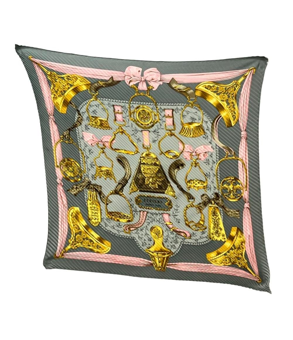 美品 エルメス プリーツスカーフ カレ LES MERISES ピンク廃盤品 HERMES(エルメス) プリーツスカーフ ピンク｜【公式】カインド