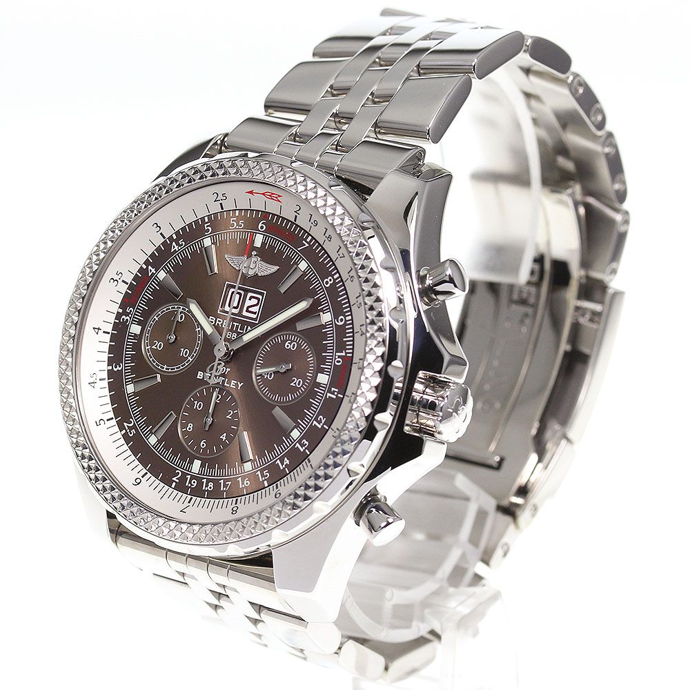 ブライトリング BREITLING ベントレー6.75 A44362 グレー ステンレススチール 自動巻き メンズ 腕時計