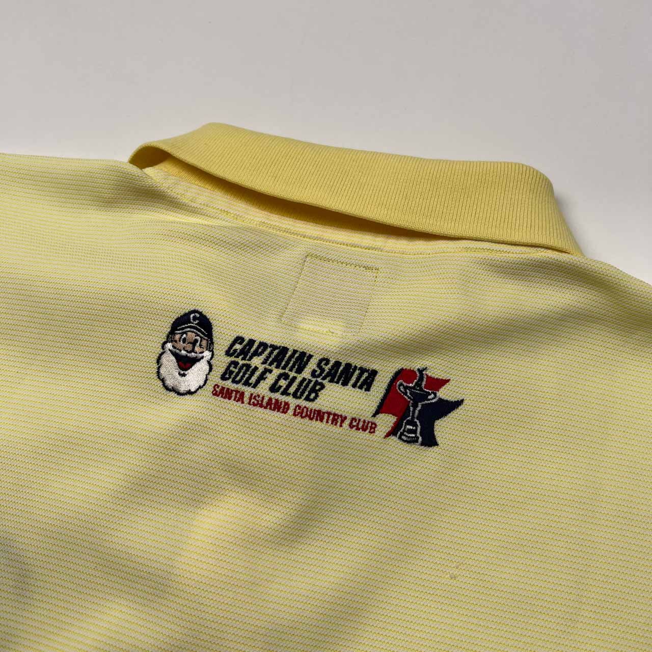 キャプテンサンタゴルフポロシャツ(総柄黄色) CAPTAIN SANTA キャプテンサンタ GOLF CLUB 半袖 ポロシャツ