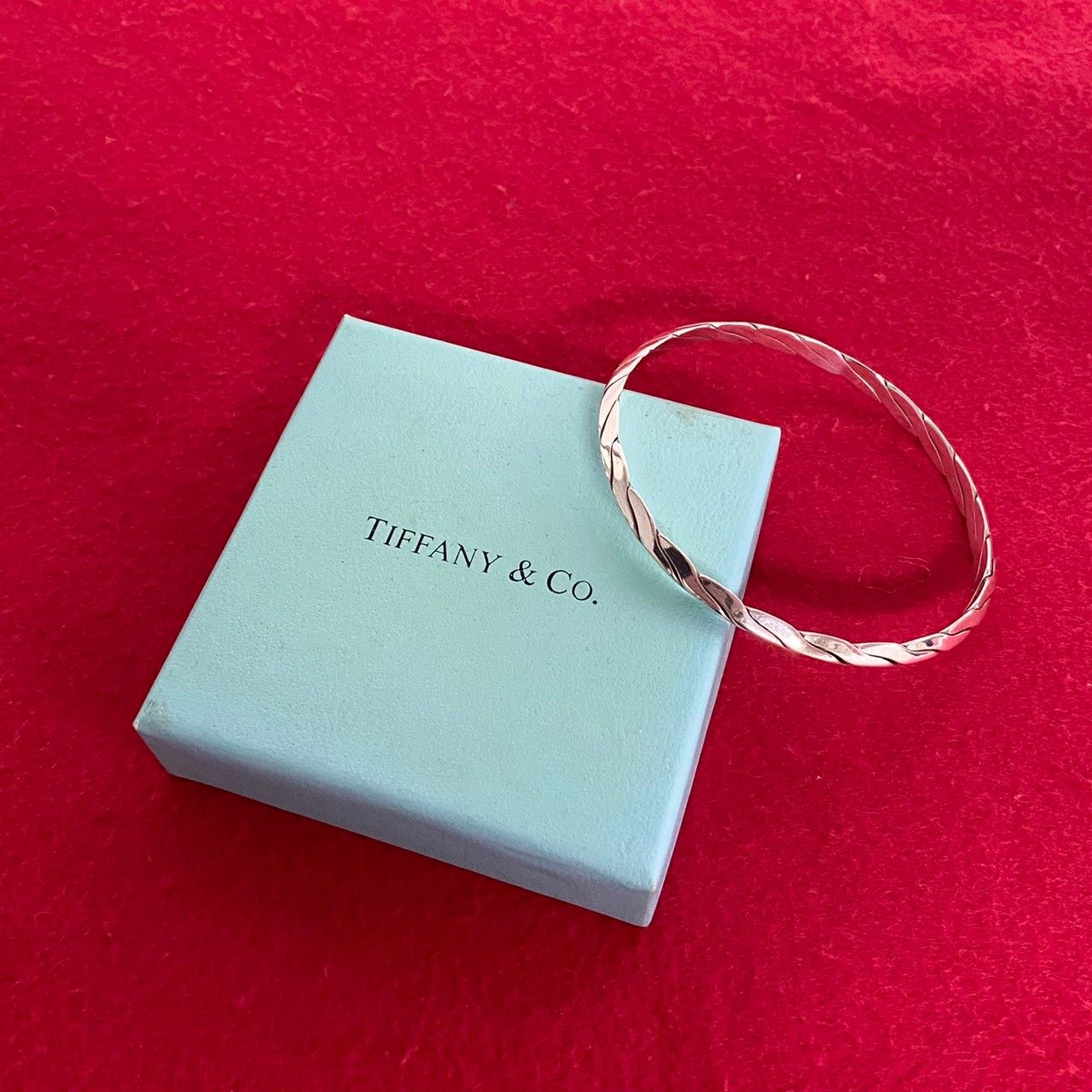 Tiffany 極美品 シルバー925 バングル ブレスレット Tiffany & Co. - ティファニー ブレスレット フック&アイ