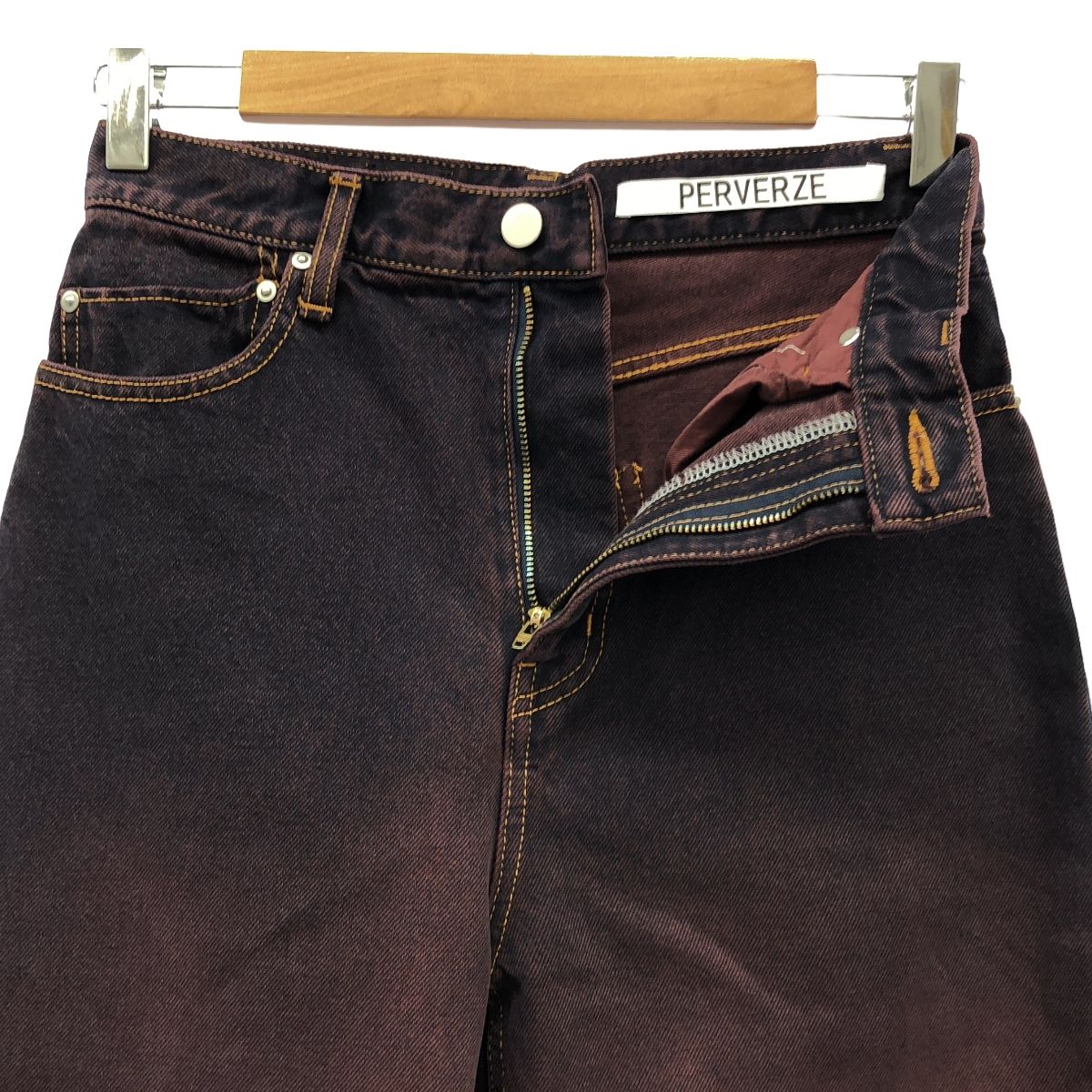 美品】 PERVERZE / パーバーズ | High-rise Wide-Leg Denim 