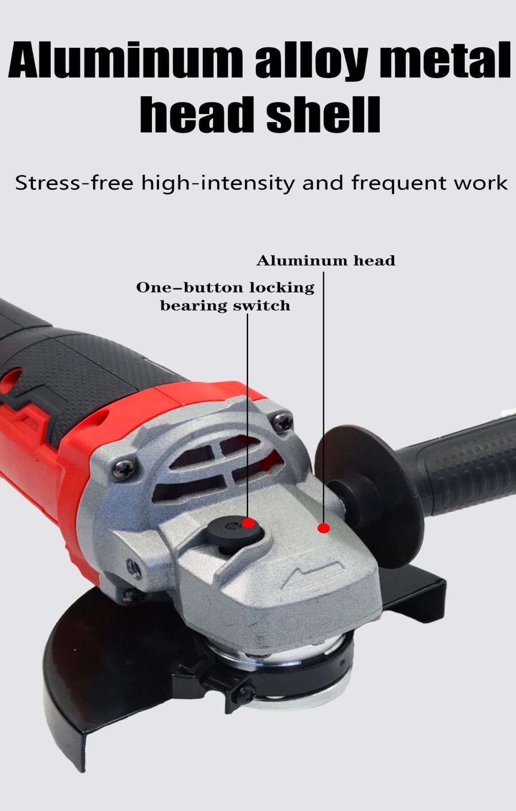 ハンドヘルド 125mm ブラシレスリチウム電池コーナーグラインダー 多機能研磨機 切断機 HRDEVELOPMENT_JP