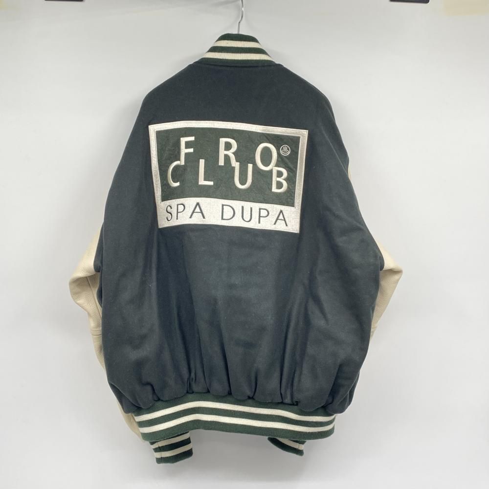 中古】KEBOZ×FRO CLUB スタジャン サイズM 緑 ケボズ×フロクラブ 