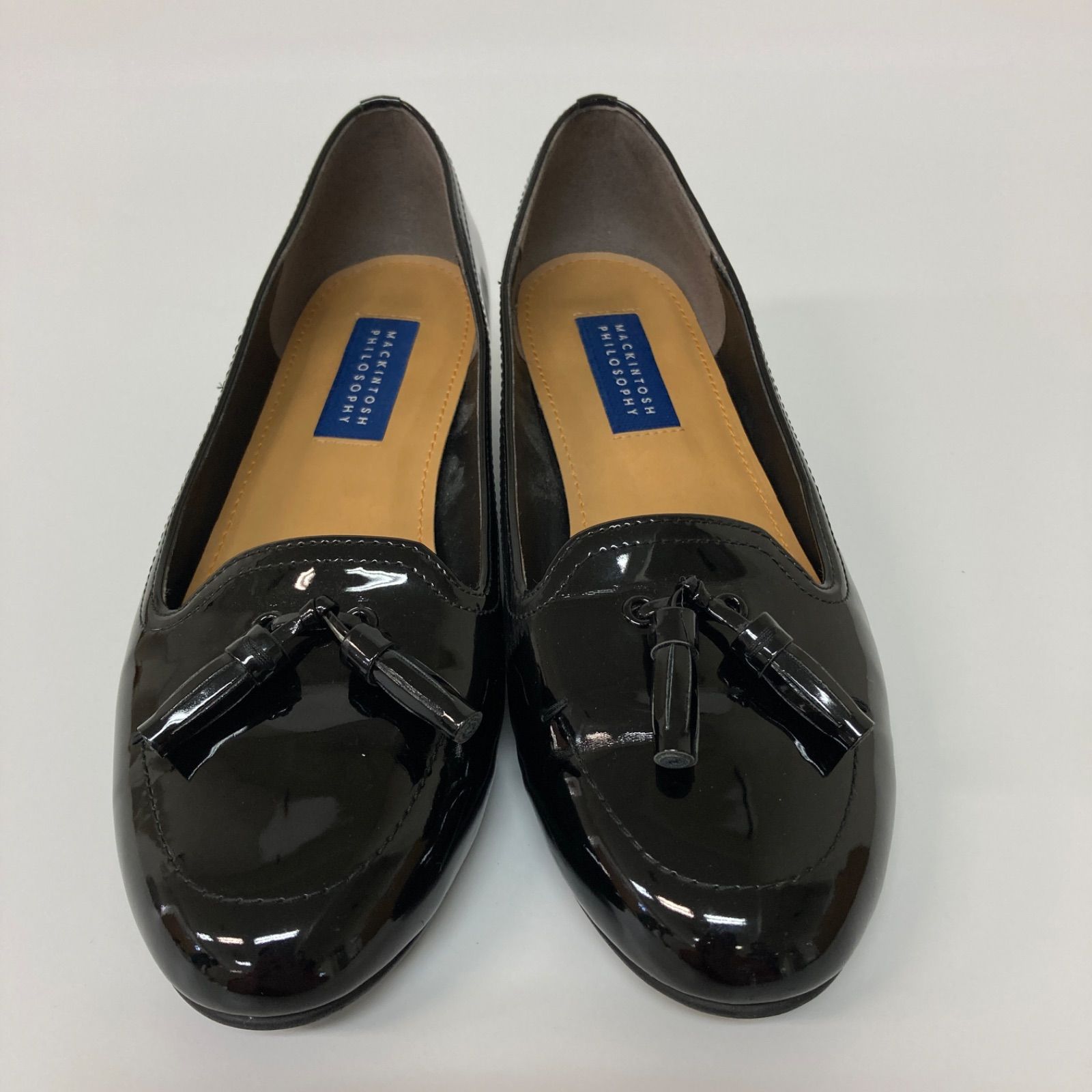 MACKINTOSH PHILOSOPHY マッキントッシュ フィロソフィー 靴 タッセルローファー 22.5cm ブラック KS97