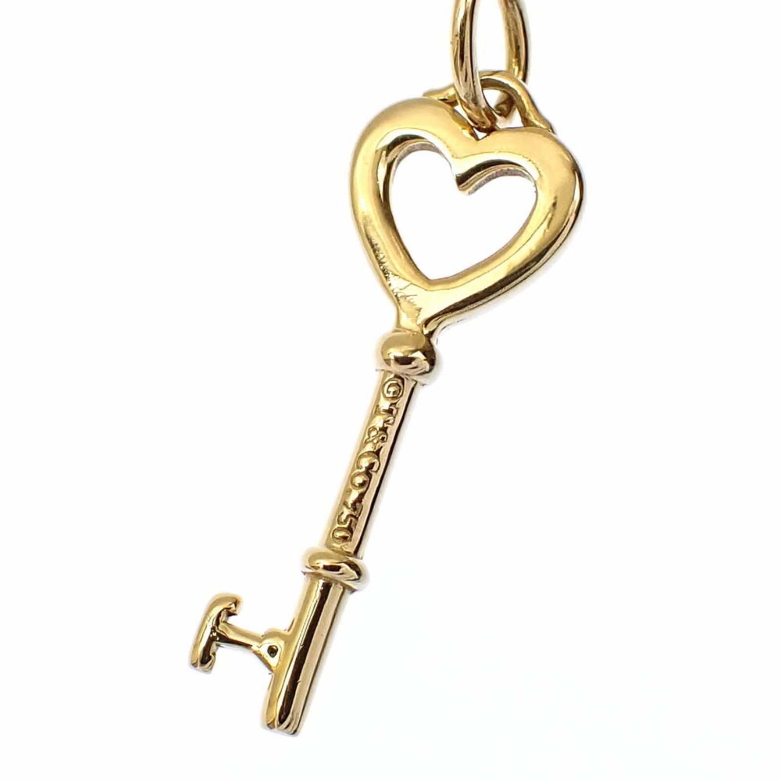 ティファニーハートキーネックレストップ Tiffany & Co. - Tiffany ロックハート キー ネックレス美品希少