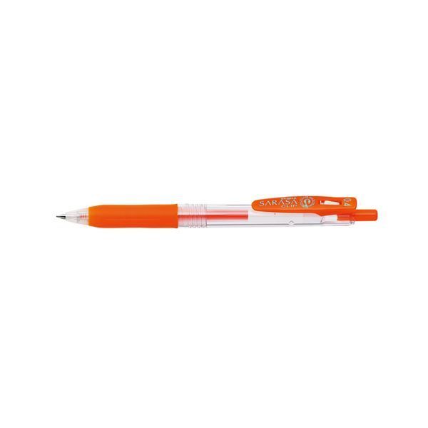 （まとめ） ゼブラ サラサクリップ ボールペン 0.4mm レッドオレンジ 【×
