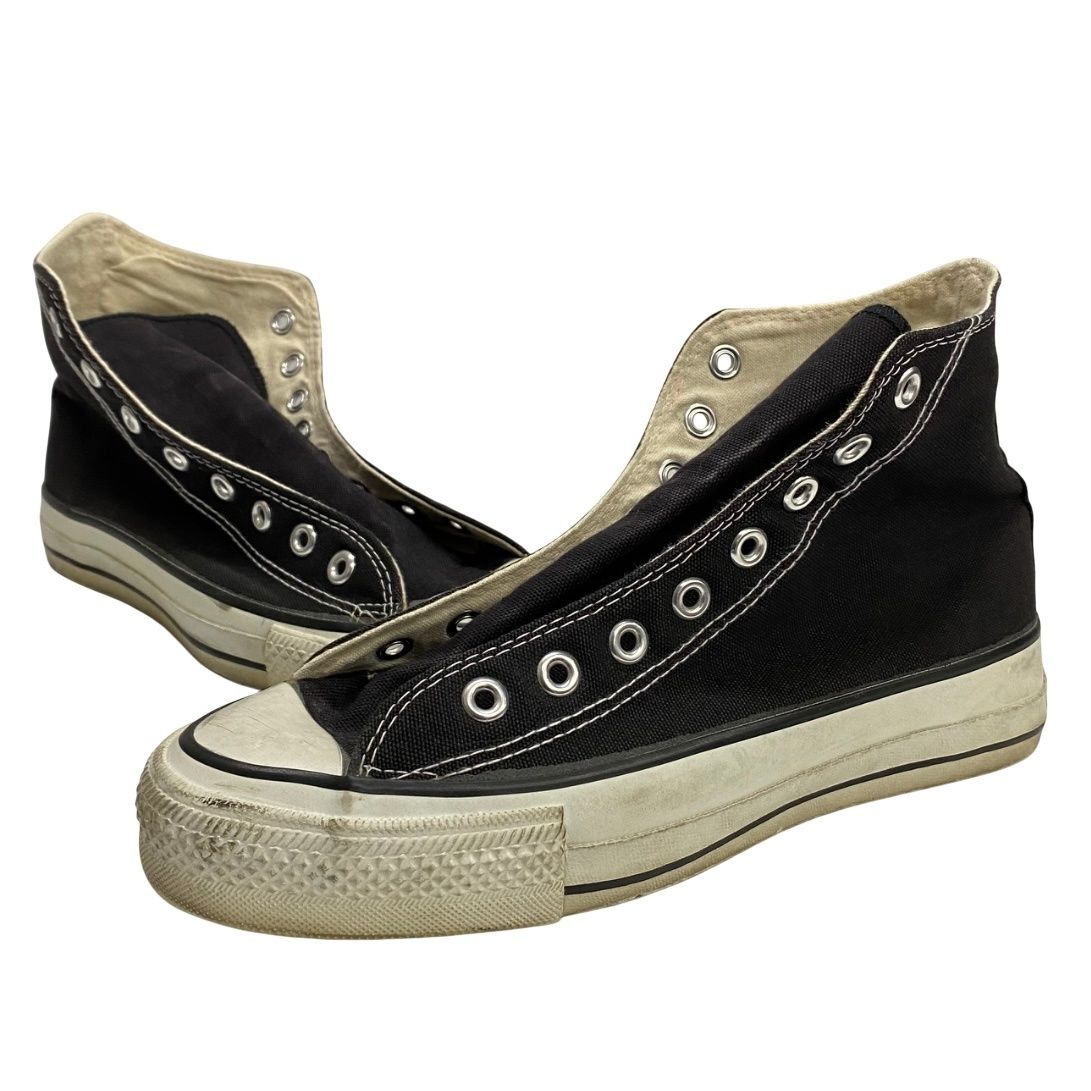 ヴィンテージ 80 s コンバース CONVERSE オールスター メンズ靴 スニーカー ブラック 25.5cmサイズ 201-shoes1319 VB