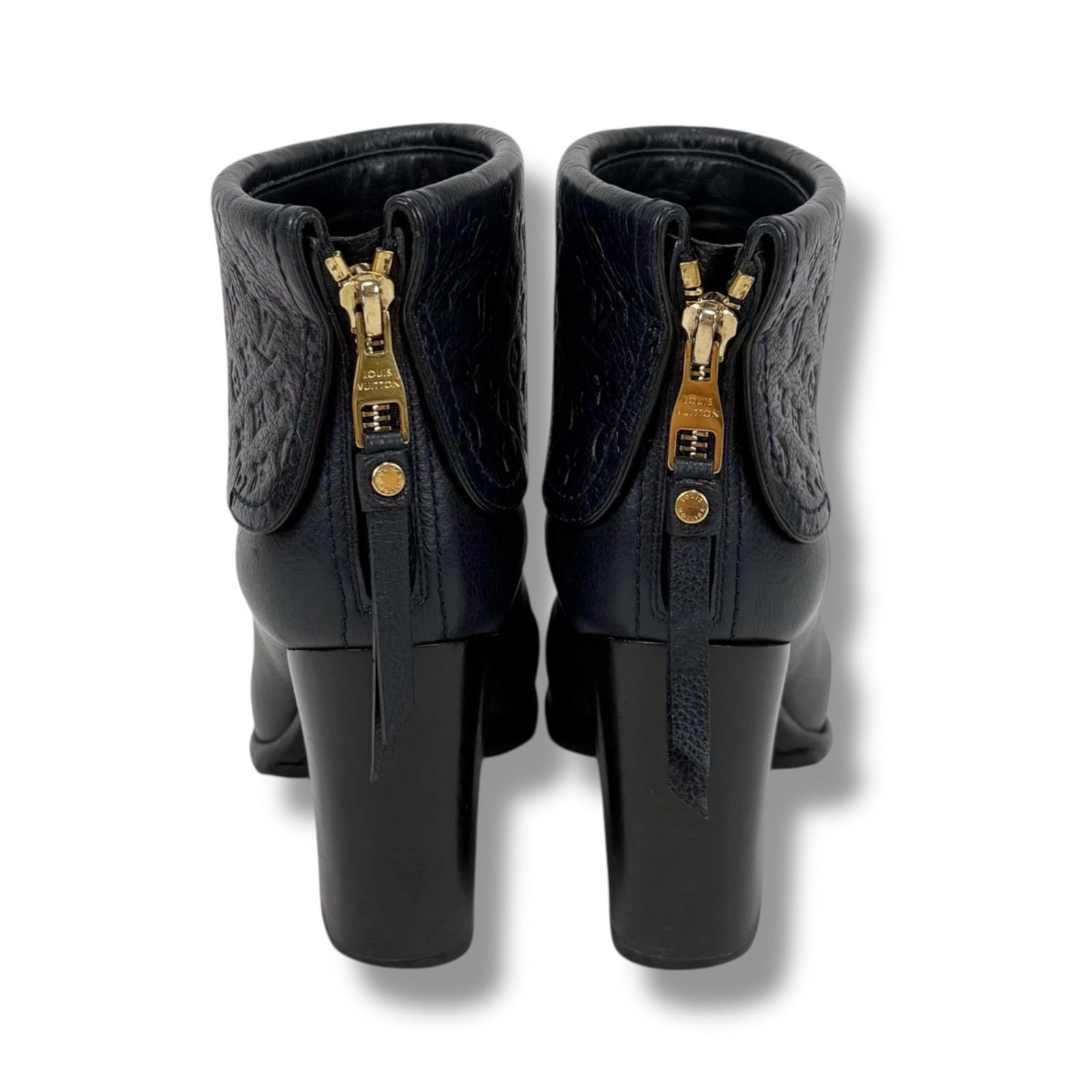 アンプラントレザー ショートブーツ