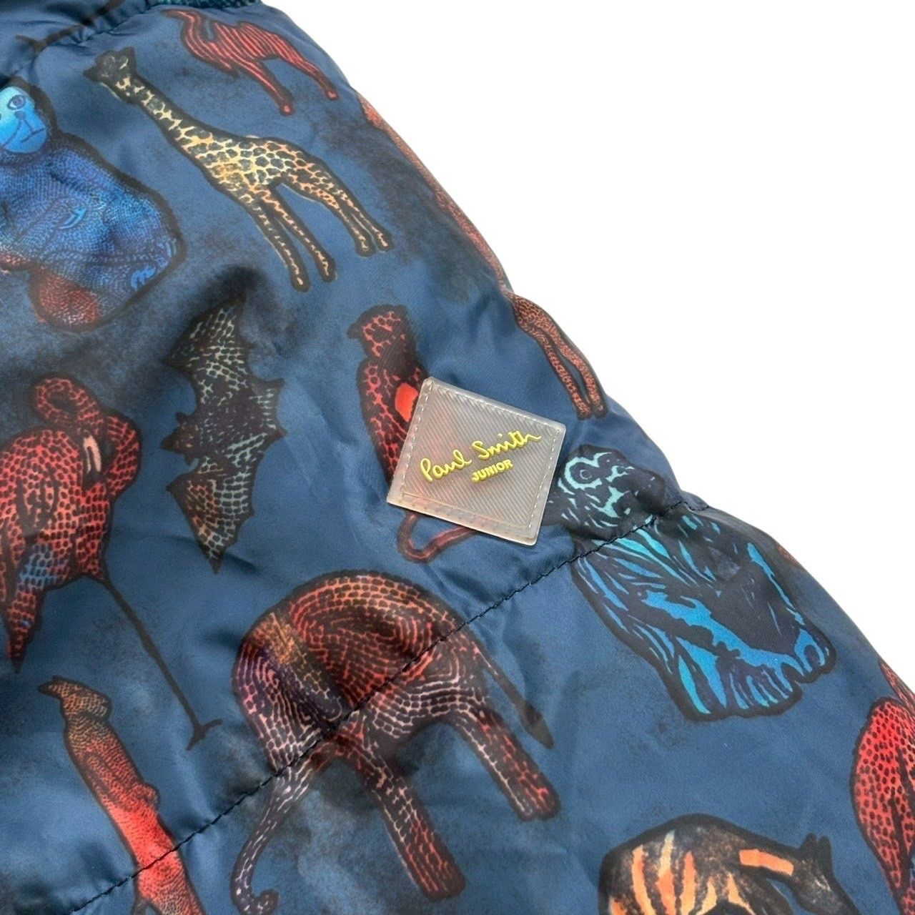 Paul smith ポールスミス リバーシブルダウンジャケット 紺 動物