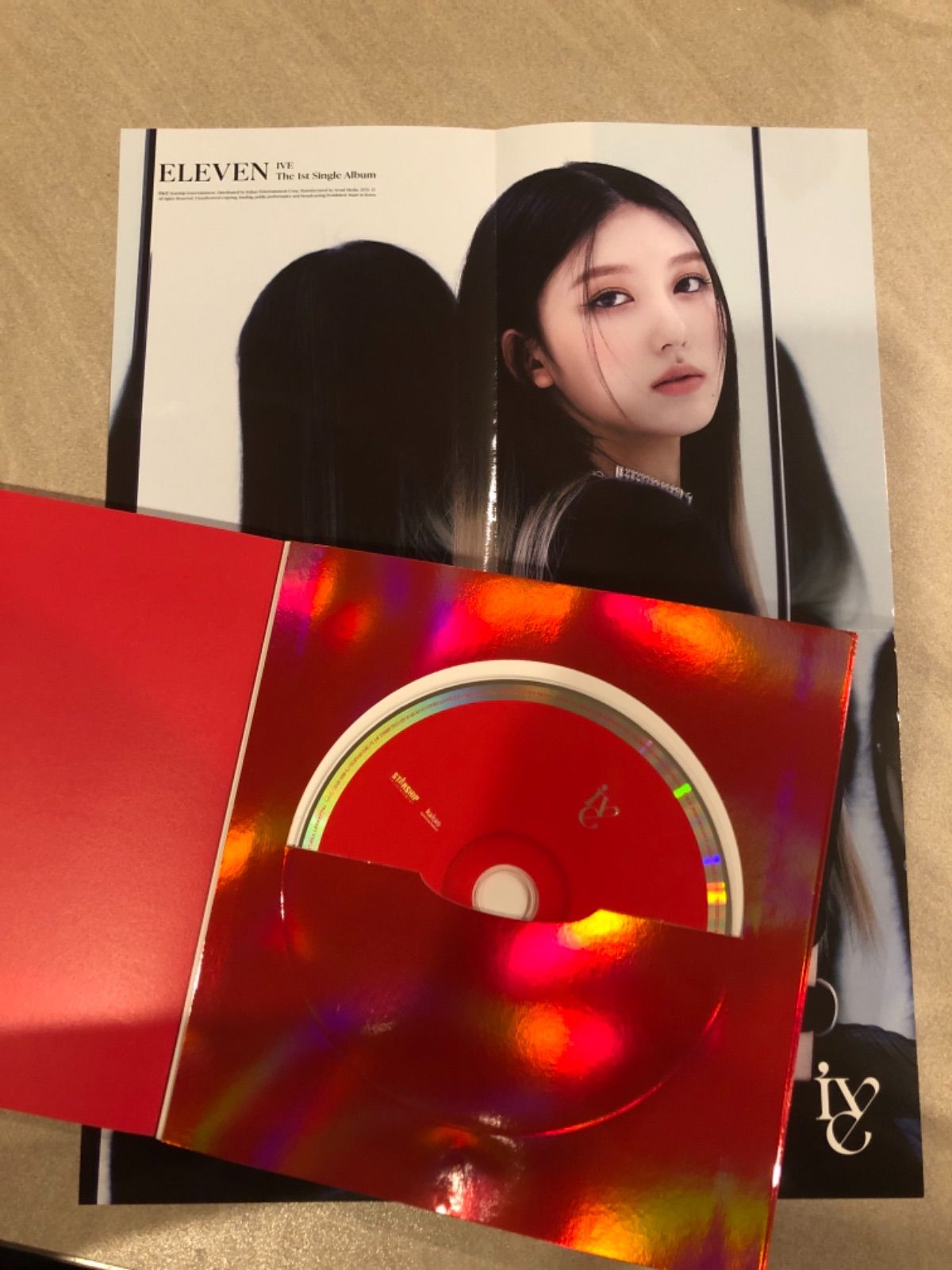 IVE❣️アイヴ Eleven ガウル 折り込ポスターCD 即日発送
