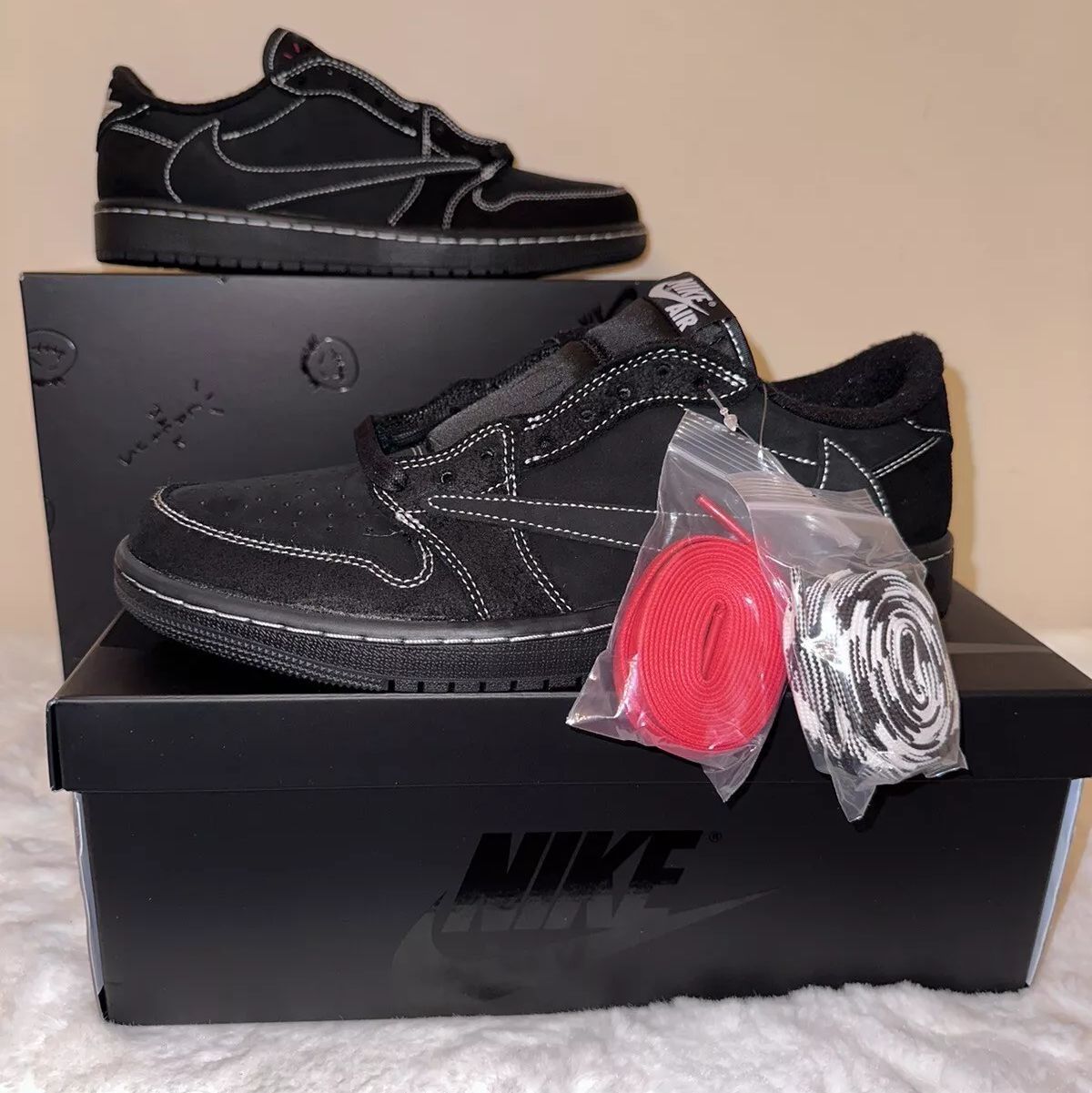 新品 未使用 ナイキ Air Jordan 1 x Travis Scott Retro Low OG SP 