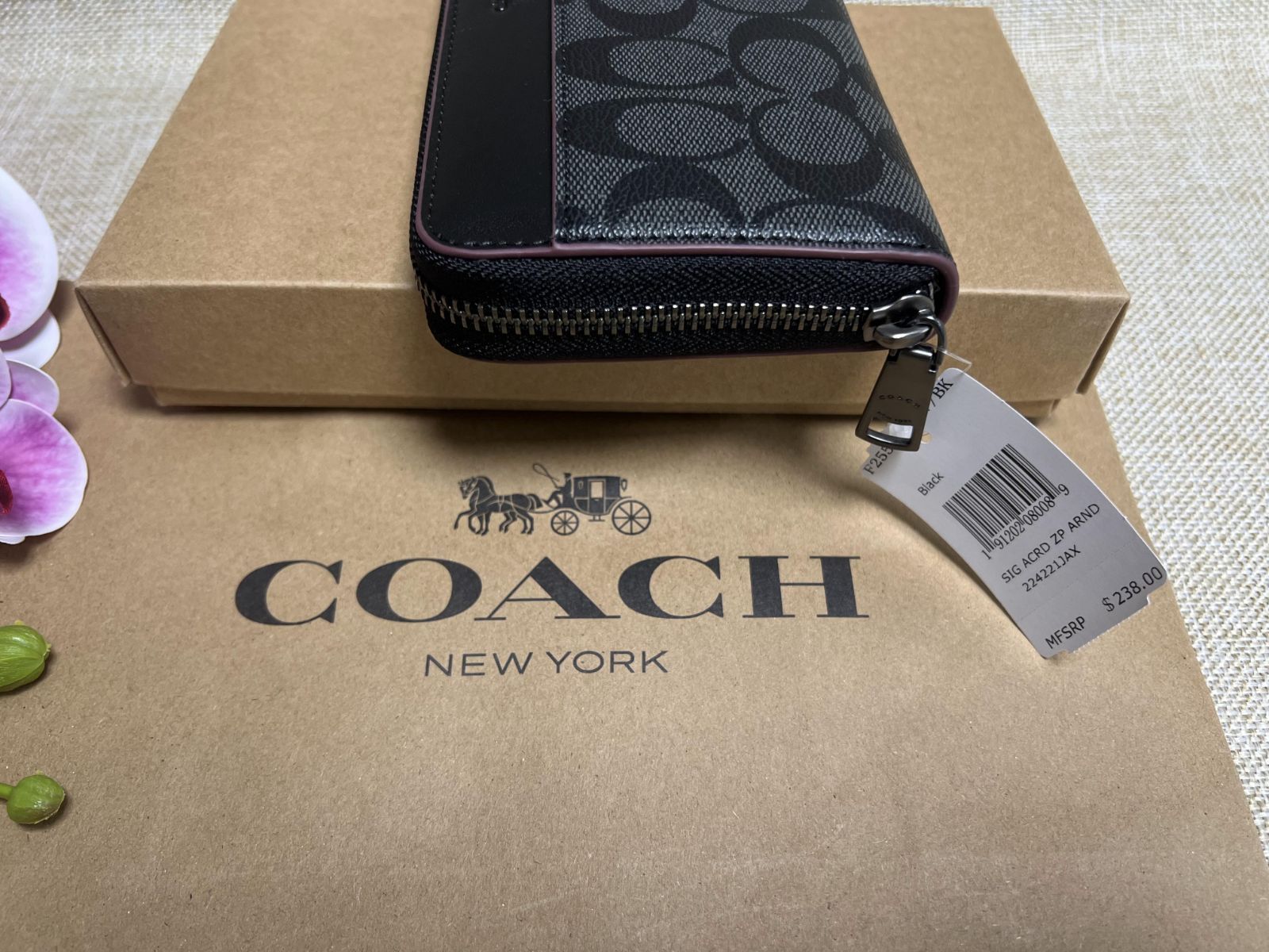 定番人気！ コーチ COACH 長財布 財布 シグネチャー B-050 F25517