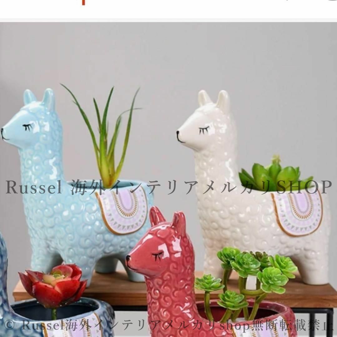 ホワイト フラワーポット型陶器 植木鉢 陶器 + ガラスカバー 自動給水 プランター ラグジュアリー