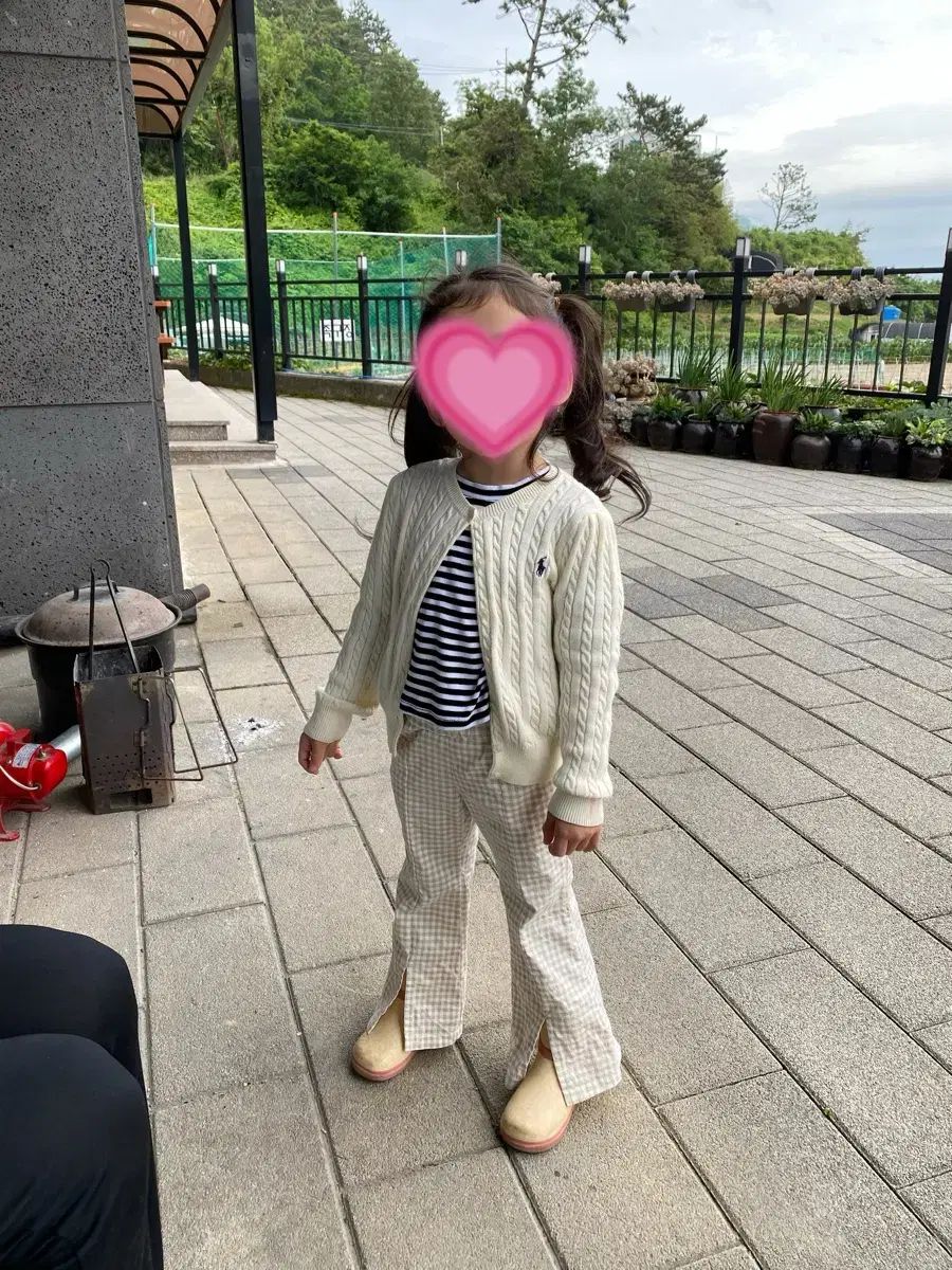 エリモリ 離乳する スパン糸 チェック スリット ブーツカット パンツ 7 サブパラグラフ