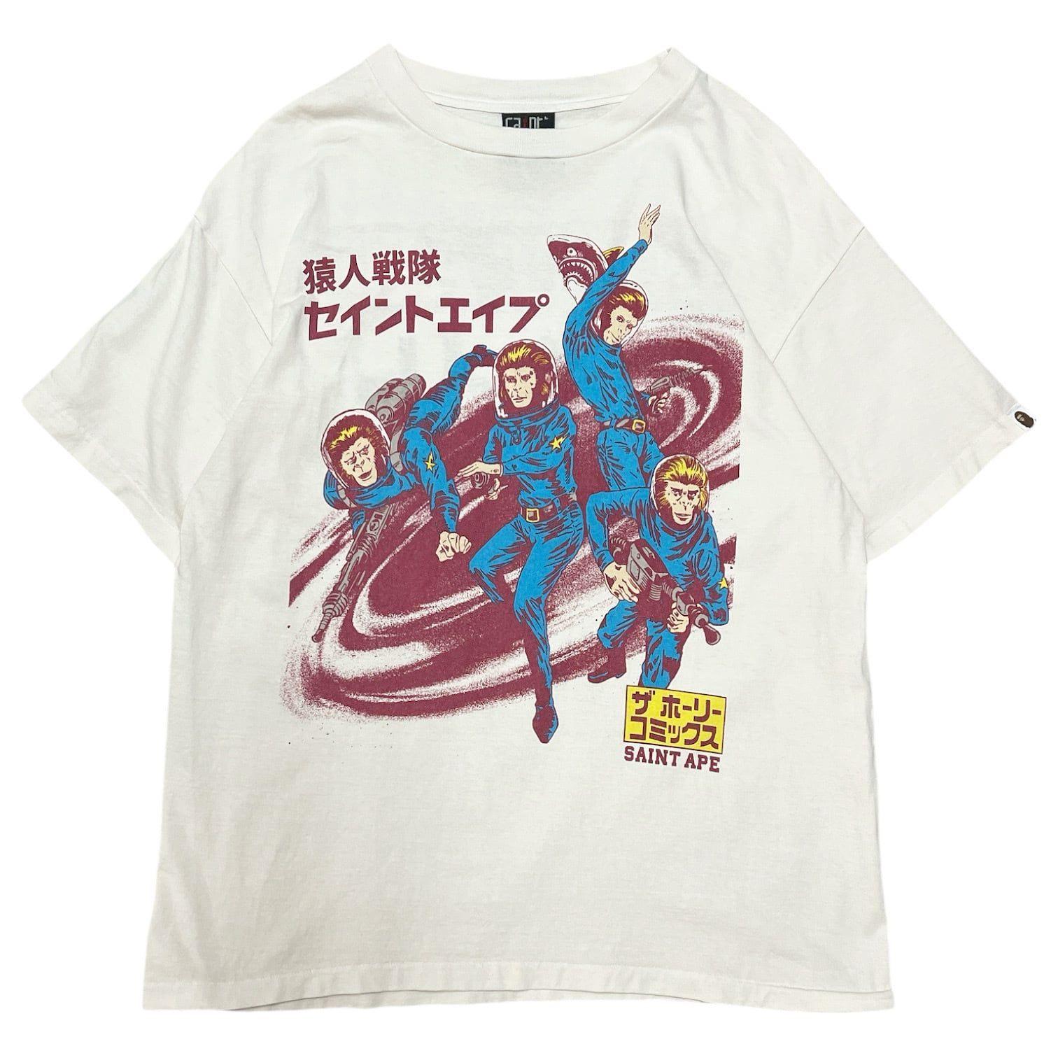 SAINT MICHAEL x BAPE 猿人戦隊セイントエイプ Print T-Shirts - メルカリ 