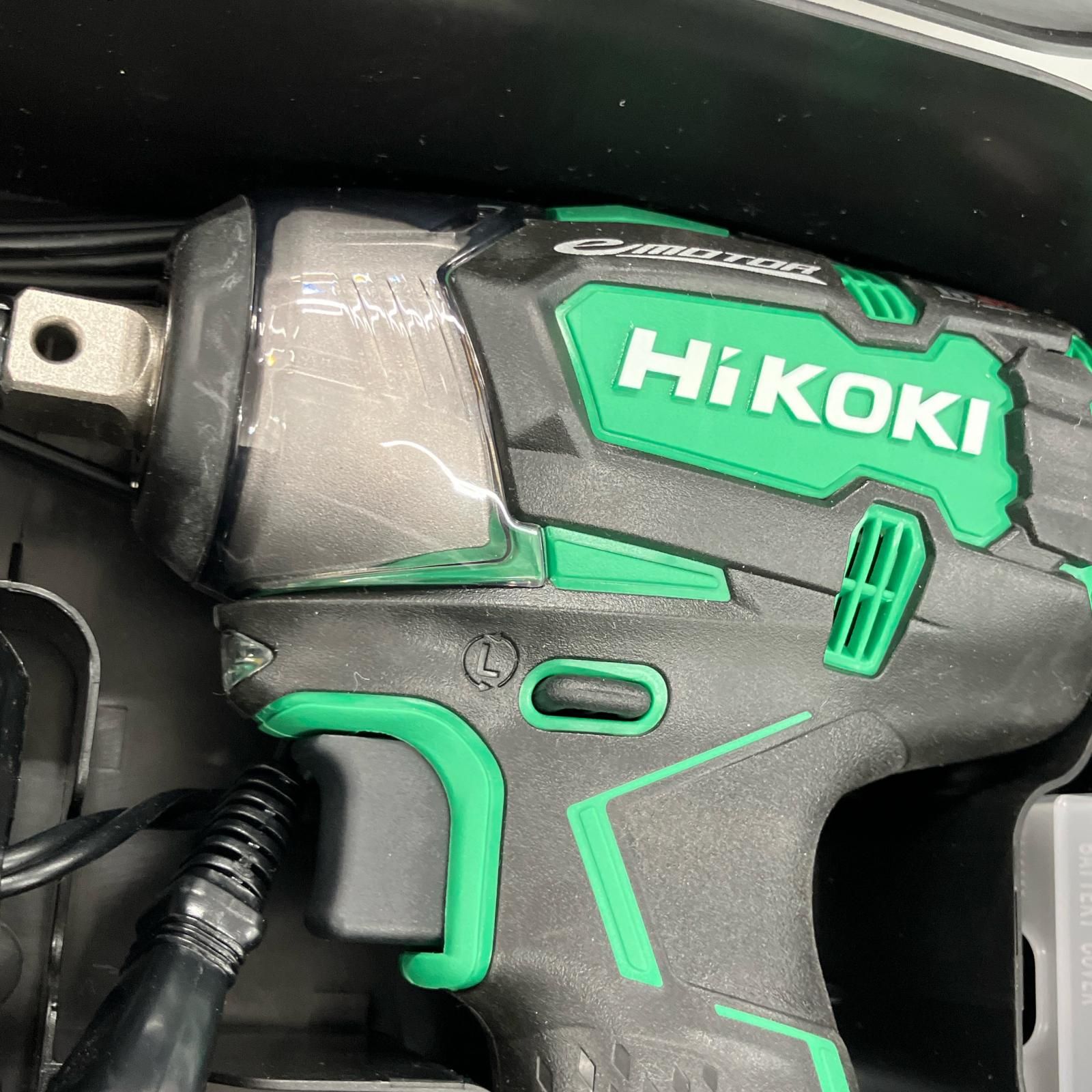 HiKOKI ハイコーキ コードレスインパクトレンチ WR18DBDL2 グリーン 充電器 充電池2個 ケース付
