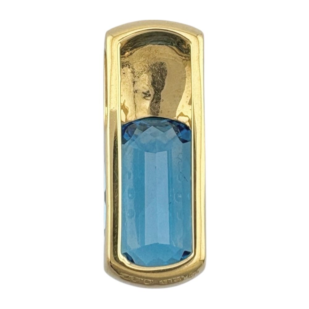 値下げ中　タサキ TASAKI ペンダント トップ K18 ブルートパーズ TASAKI ブルートパーズ 6.04ct ダイヤ 0.06ct ペンダント トップ