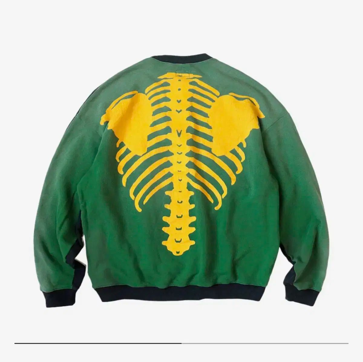 F KAPITAL ボーン スウェット ブラック グリーン 初回版