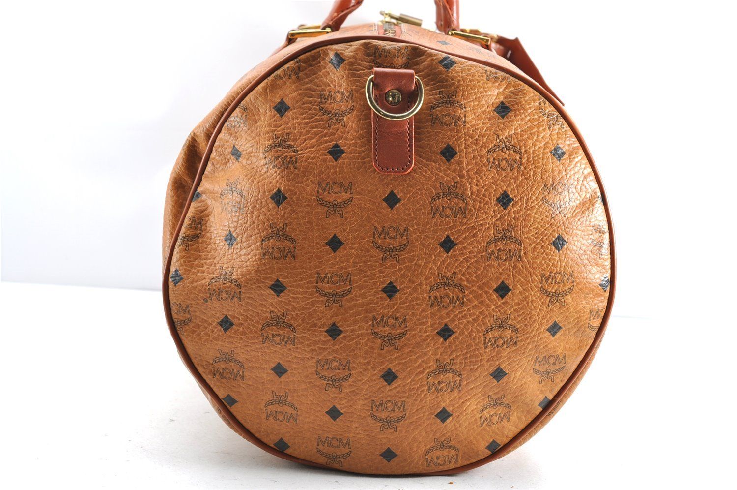 MCM ボストンバッグ P1439 ブラウン MCM エムシーエム ボストンバッグ