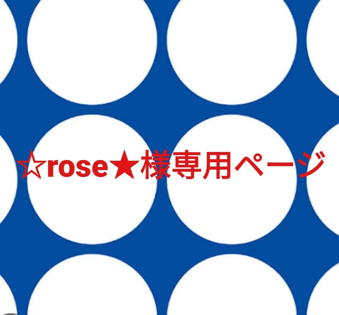 rose様専用ページです。