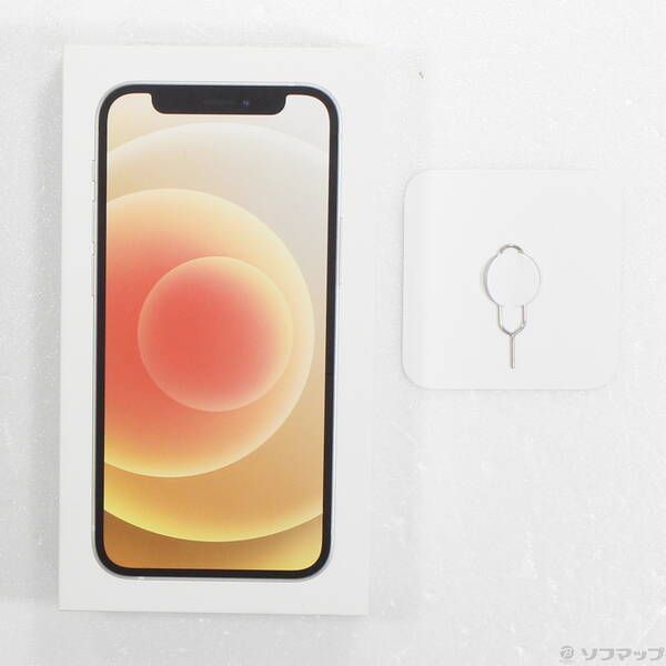 中古品〕 iPhone12 mini 256GB ホワイト MGDT3J／A SIMフリー【348