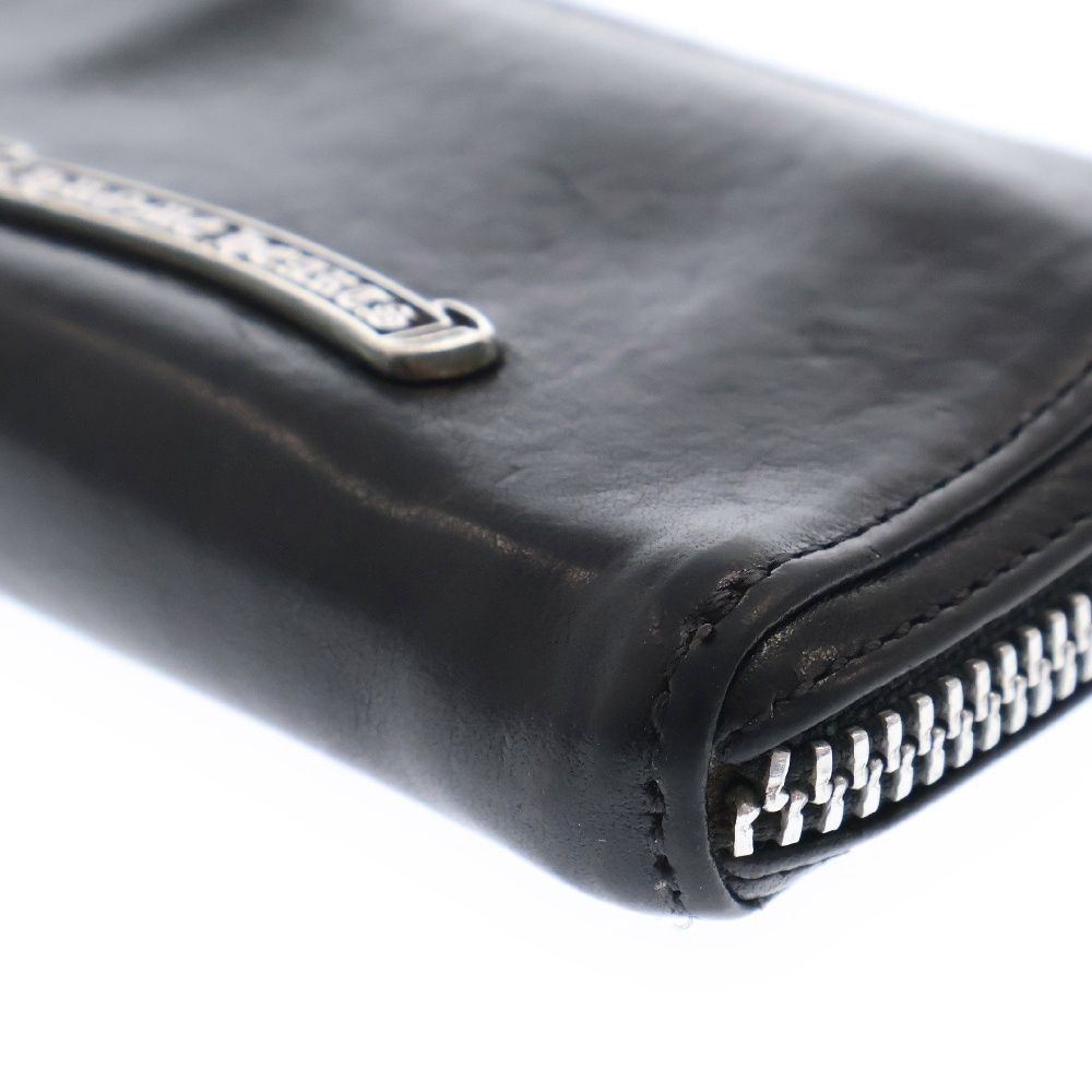 クロムハーツ COIN CASE ケース ダガー ラウンドジップレザー CHROME HEARTS（クロムハーツ） COIN CASE ダガーラウンドジップレザー
